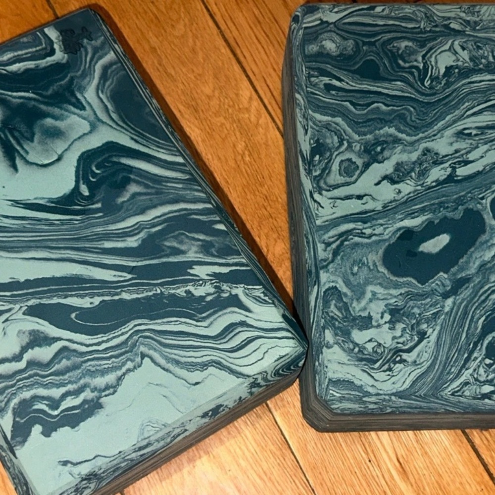 Set of yoga blocks